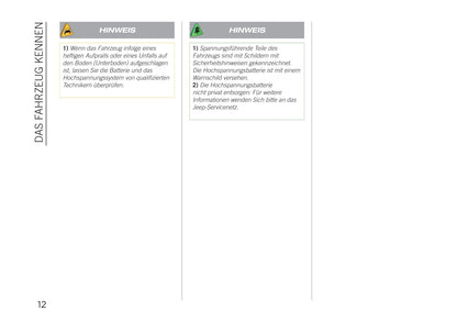 2020-2021 Jeep Compass 4xe Owner's Manual | German