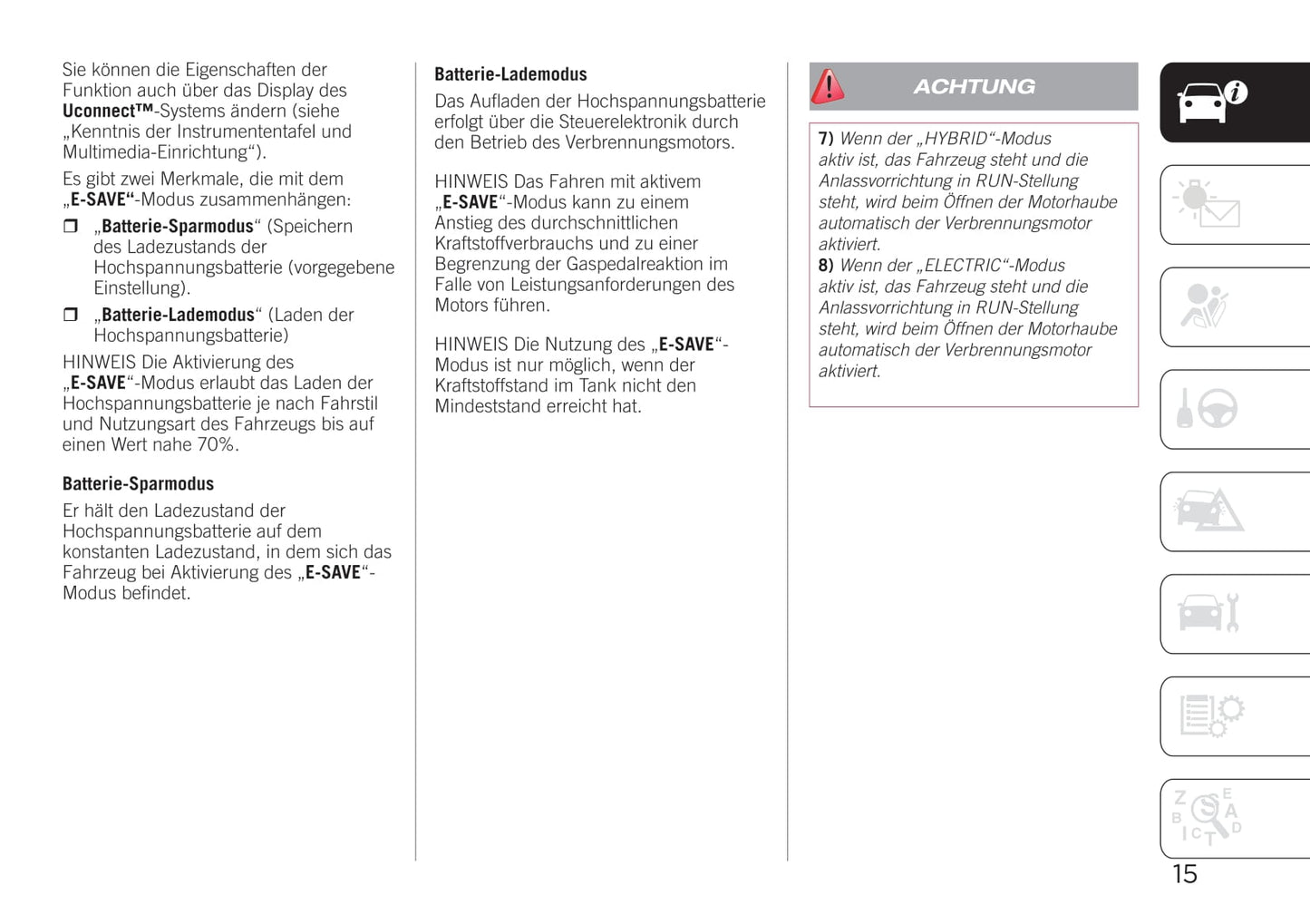 2020-2021 Jeep Compass 4xe Owner's Manual | German