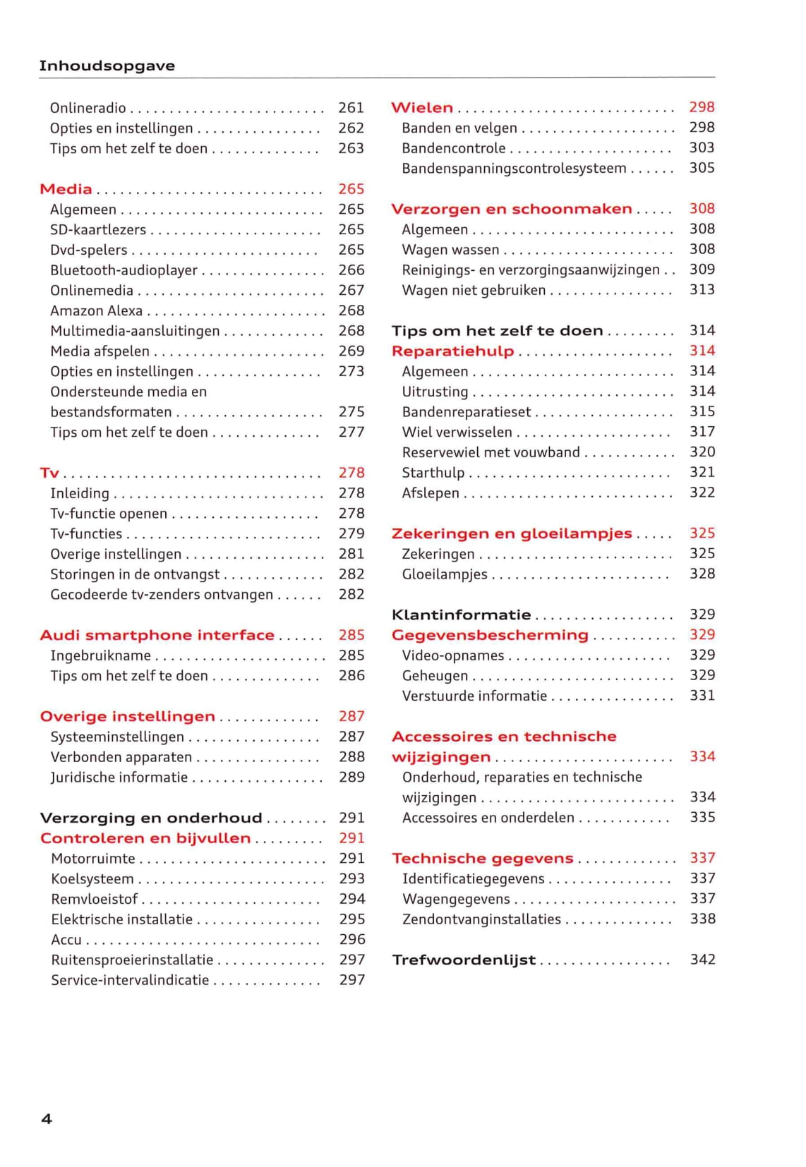 2018-2023 Audi e-tron Gebruikershandleiding | Nederlands