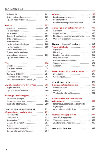 2018-2023 Audi e-tron Gebruikershandleiding | Nederlands