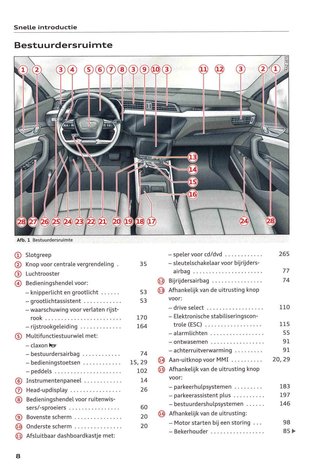 2018-2023 Audi e-tron Gebruikershandleiding | Nederlands