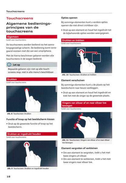 2018-2023 Audi e-tron Gebruikershandleiding | Nederlands