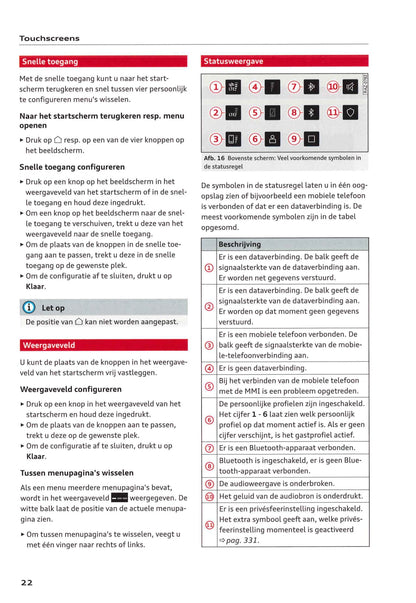 2018-2023 Audi e-tron Gebruikershandleiding | Nederlands