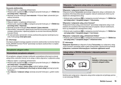 2018-2019 Skoda Superb Owner's Manual | Polish