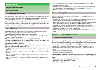 2018-2019 Skoda Superb Owner's Manual | Polish