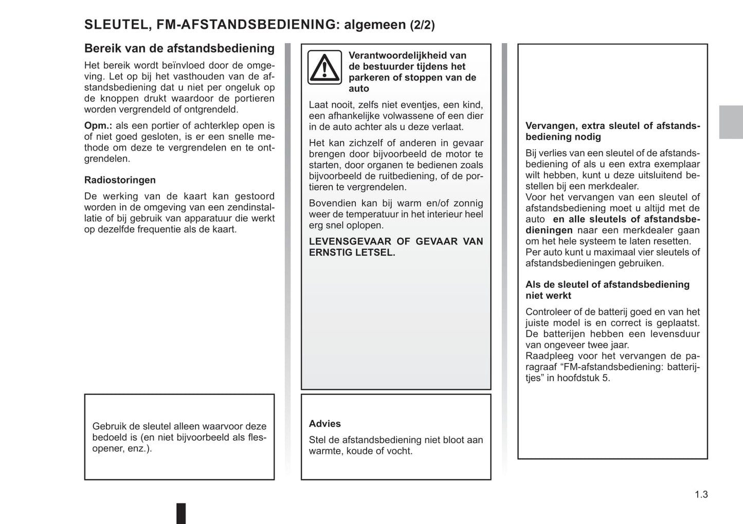 2021-2023 Dacia Duster Owner's Manual | Dutch