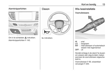 2017 Opel Insignia Bedienungsanleitung | Niederländisch