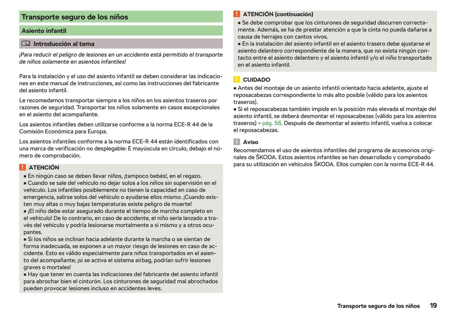 2017-2020 Skoda Citigo Manuel du propriétaire | Espagnol