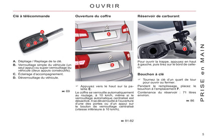 2011-2012 Citroën C5 Gebruikershandleiding | Frans