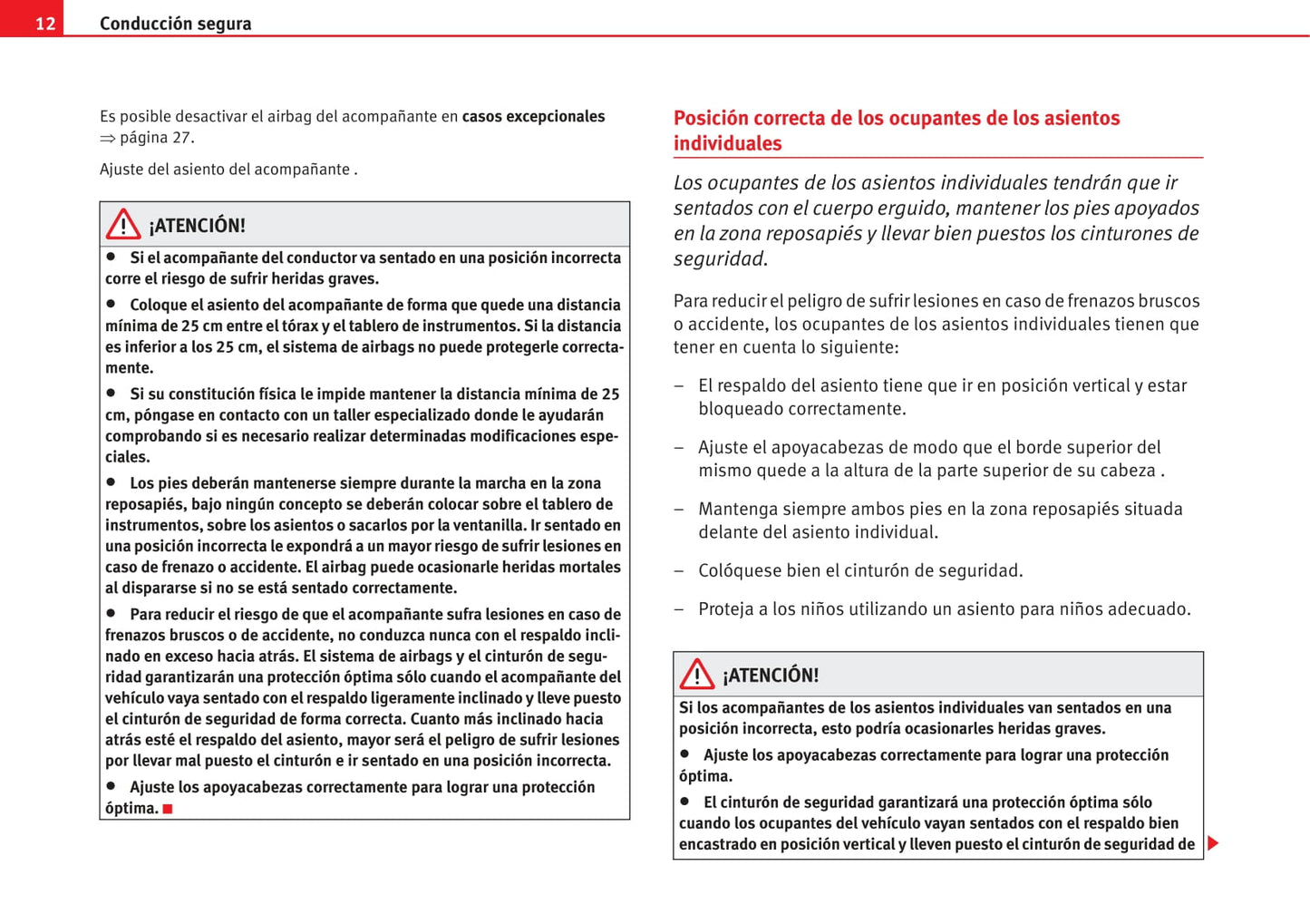 2008-2009 Seat Alhambra Owner's Manual | Spanish