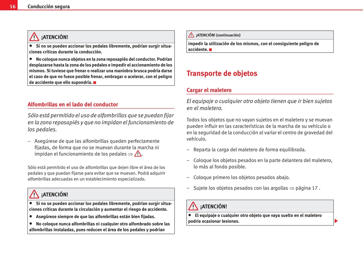 2008-2009 Seat Alhambra Owner's Manual | Spanish