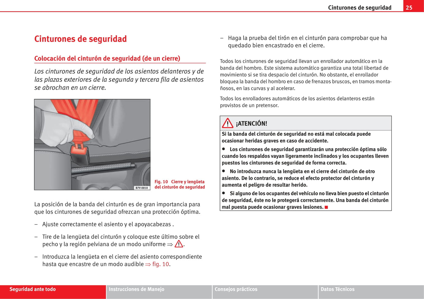 2008-2009 Seat Alhambra Owner's Manual | Spanish