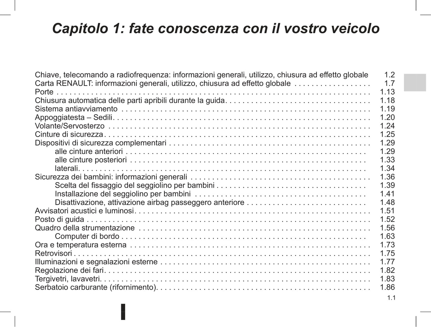 2009-2013 Renault Clio Manuel du propriétaire | Italien