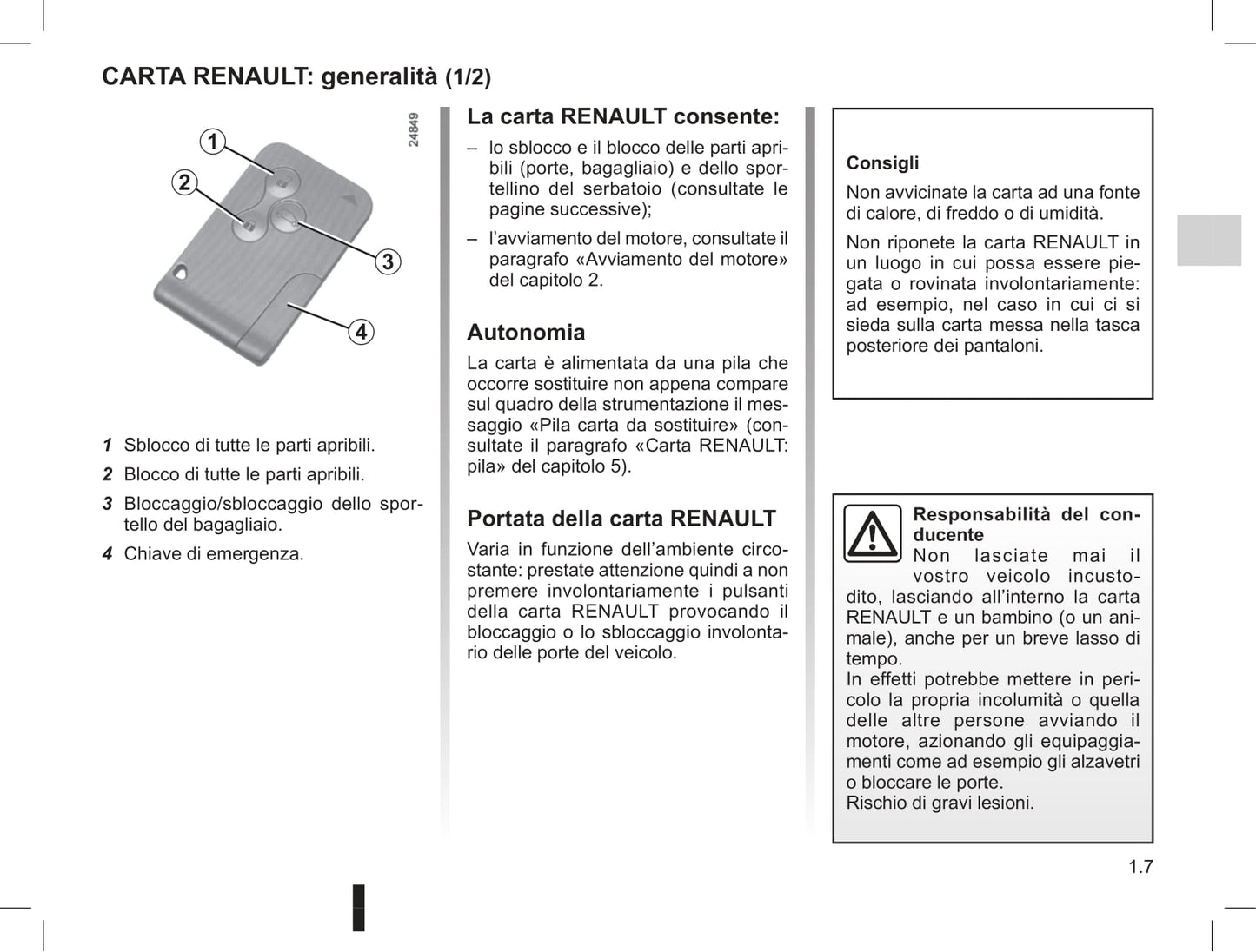 2009-2013 Renault Clio Manuel du propriétaire | Italien