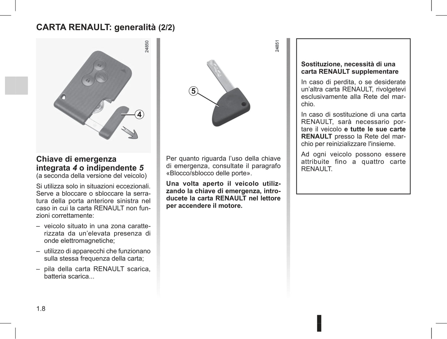 2009-2013 Renault Clio Manuel du propriétaire | Italien