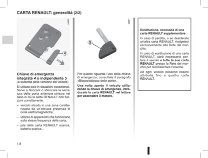 2009-2013 Renault Clio Manuel du propriétaire | Italien