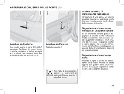 2009-2013 Renault Clio Manuel du propriétaire | Italien