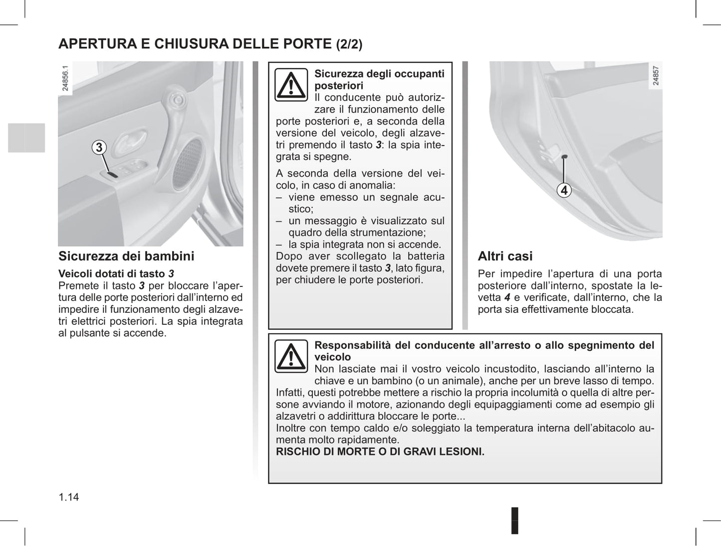 2009-2013 Renault Clio Manuel du propriétaire | Italien