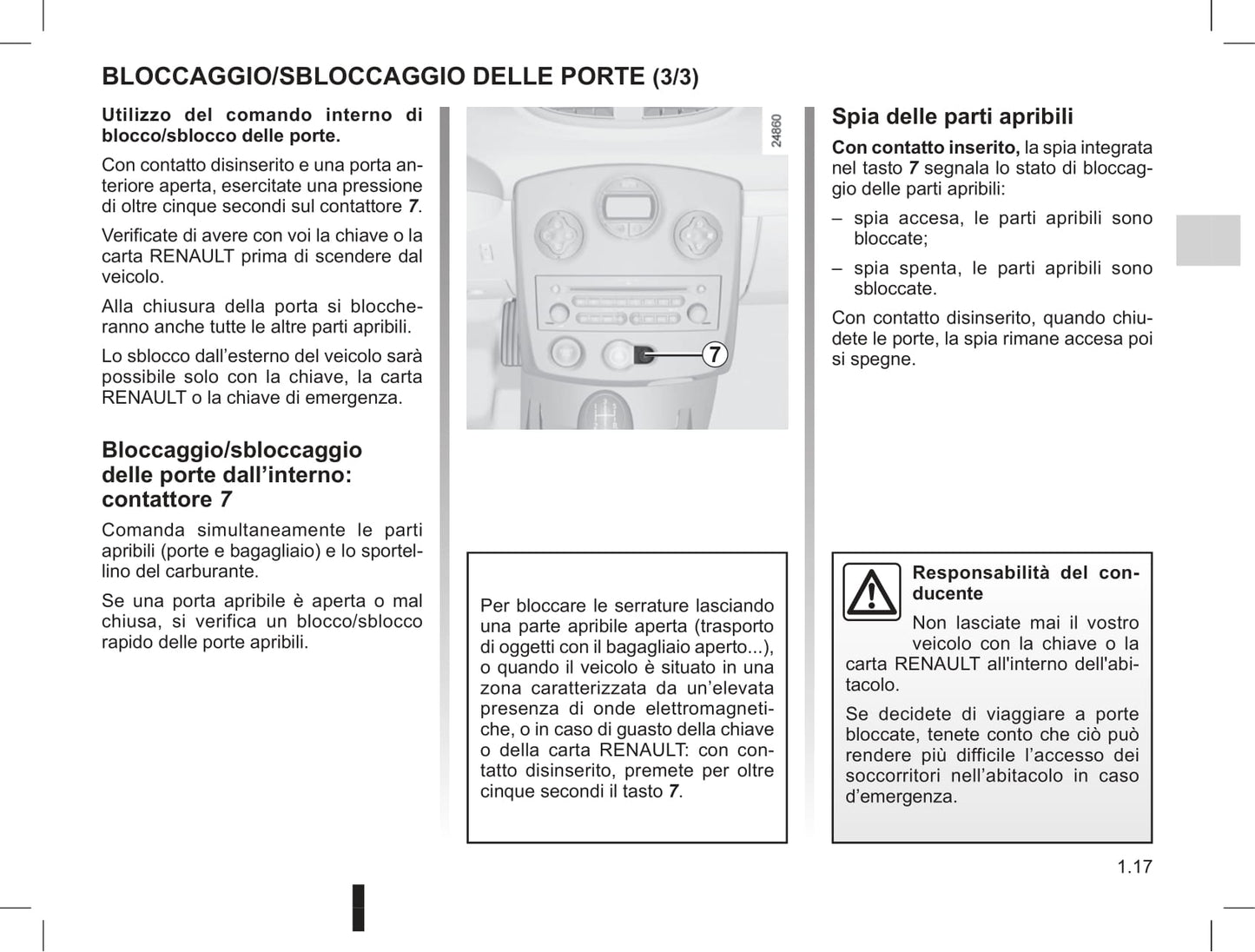 2009-2013 Renault Clio Manuel du propriétaire | Italien