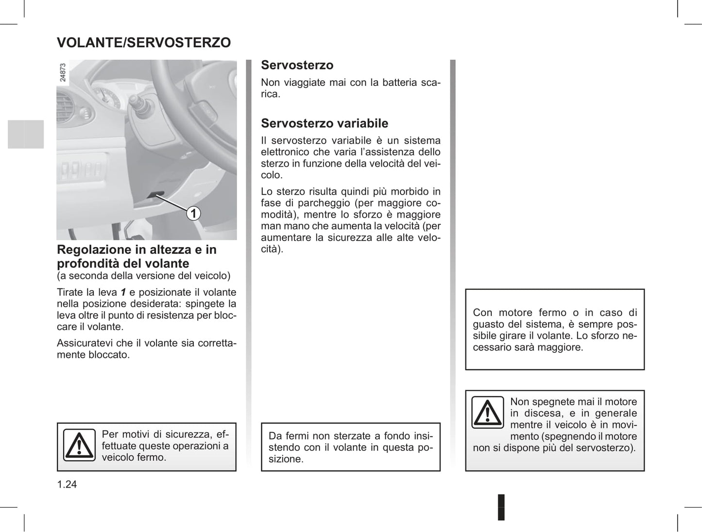 2009-2013 Renault Clio Manuel du propriétaire | Italien