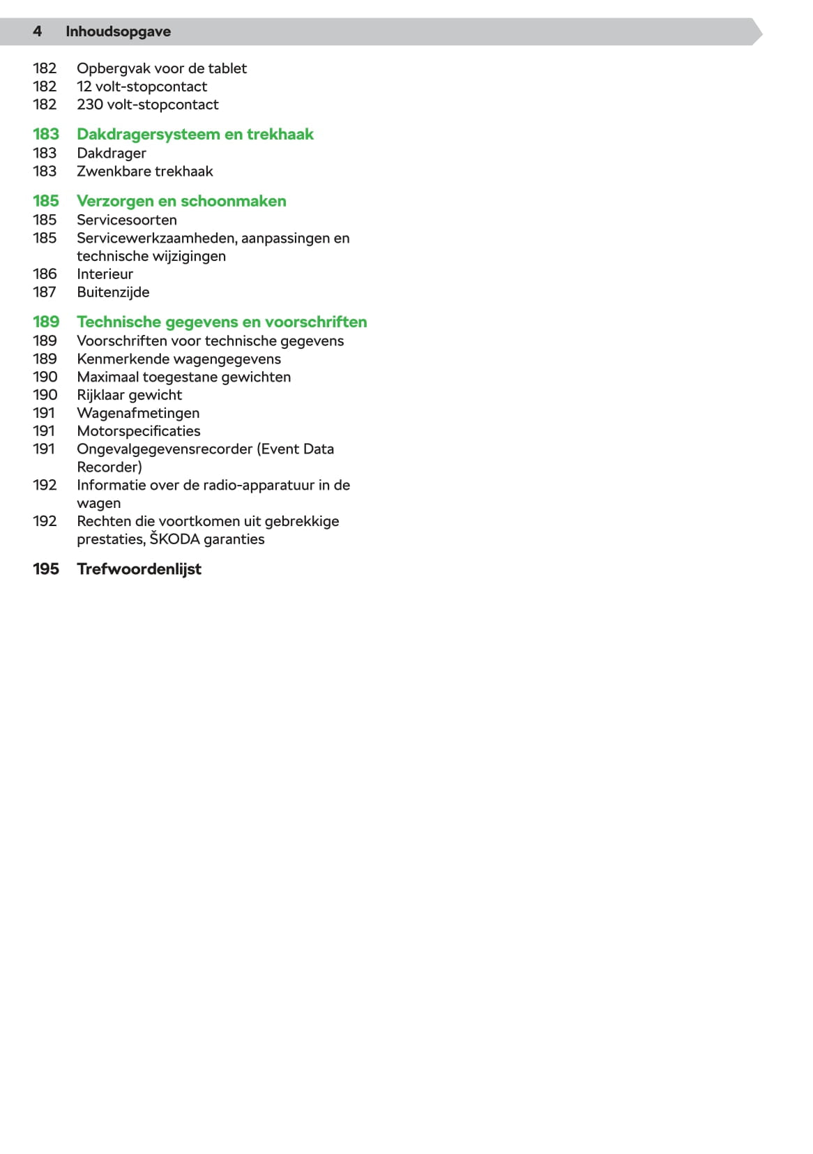 2019-2020 Skoda Superb iV Gebruikershandleiding | Nederlands