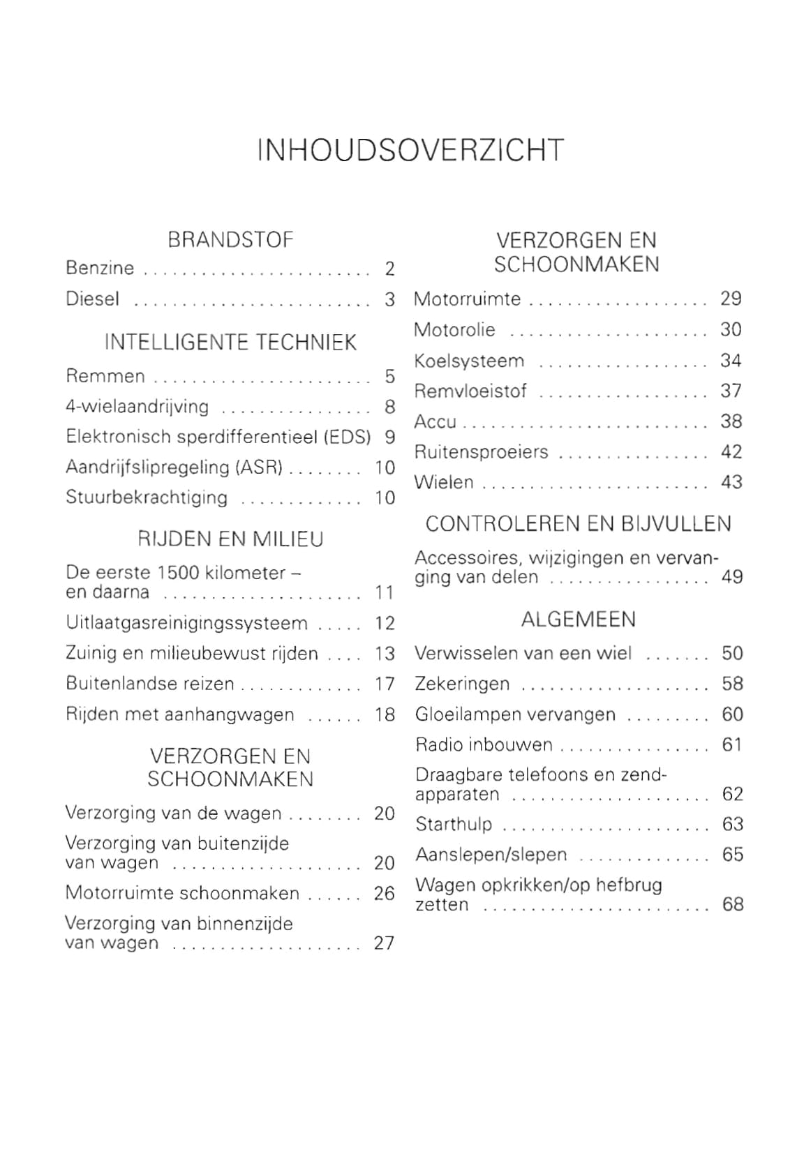 1998-2005 Volkswagen Bora Bedienungsanleitung | Niederländisch