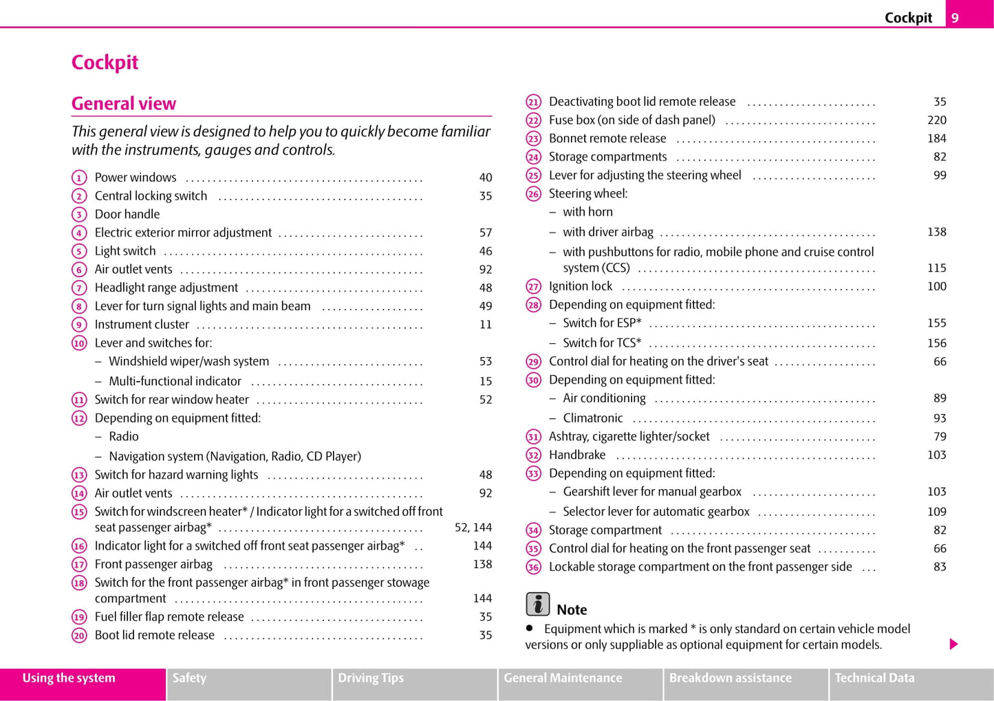 2007-2008 Skoda Superb Owner's Manual | English