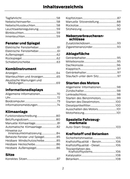 2014-2015 Ford Tourneo Courier / Transit Courier Gebruikershandleiding | Duits