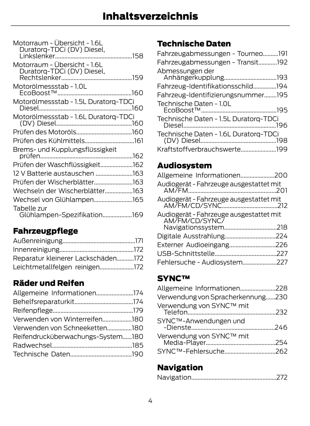 2014-2015 Ford Tourneo Courier / Transit Courier Gebruikershandleiding | Duits