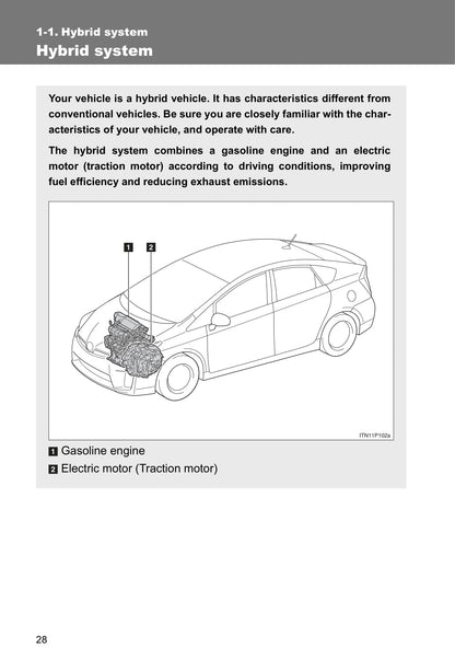 2009-2010 Toyota Prius Gebruikershandleiding | Engels