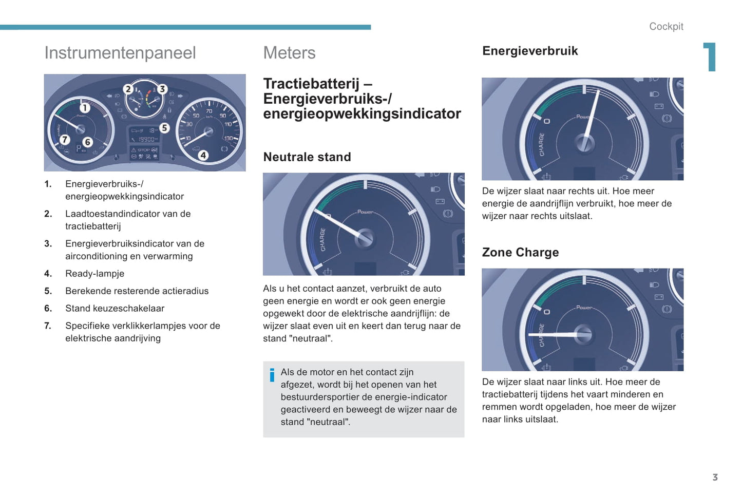 2017-2018 Peugeot Partner Electric/Partner Tepee Electric Manuel du propriétaire | Néerlandais