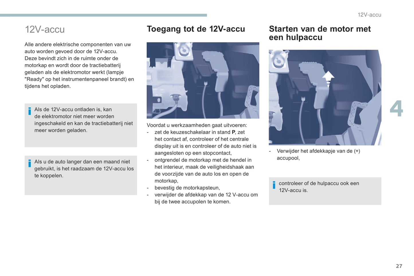 2017-2018 Peugeot Partner Electric/Partner Tepee Electric Manuel du propriétaire | Néerlandais