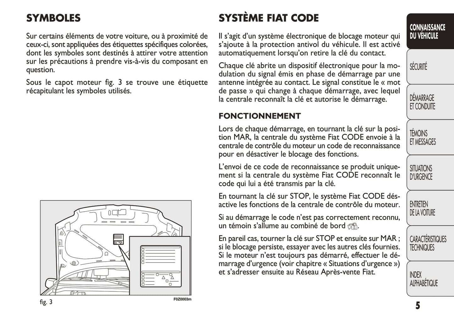 2011-2012 Fiat Panda Owner's Manual | French