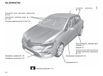 2019-2021 Renault Clio Manuel du propriétaire | Polonais