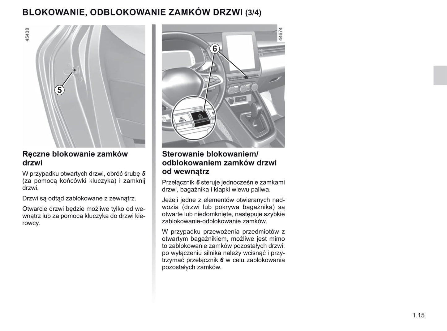 2019-2021 Renault Clio Manuel du propriétaire | Polonais