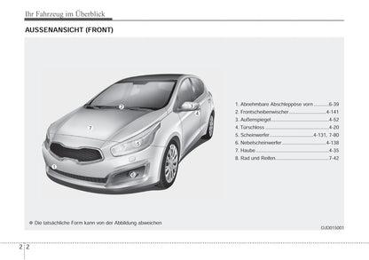 2015-2018 Kia Ceed Manuel du propriétaire | Allemand