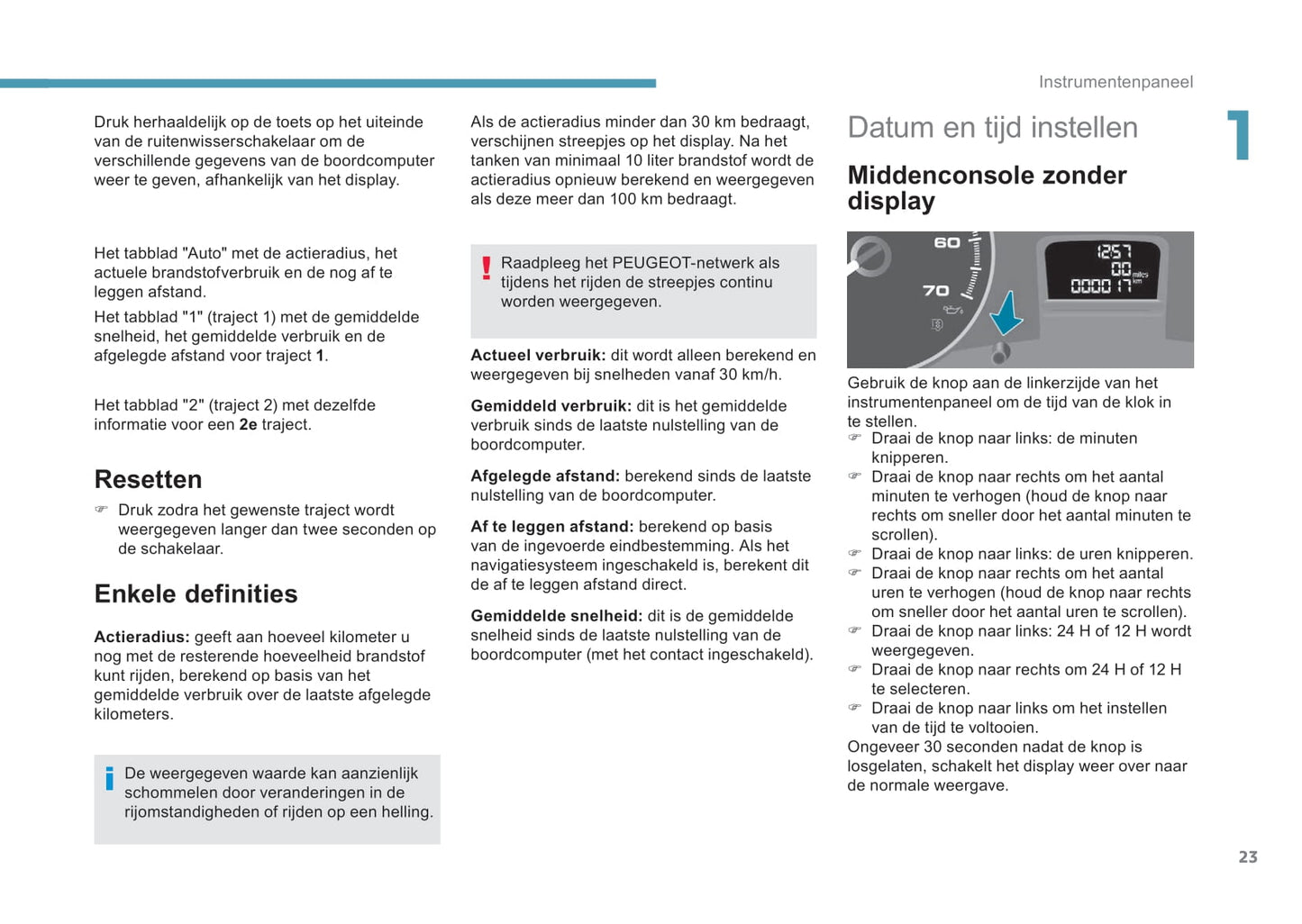 2017-2018 Peugeot Partner/Partner Tepee Gebruikershandleiding | Nederlands