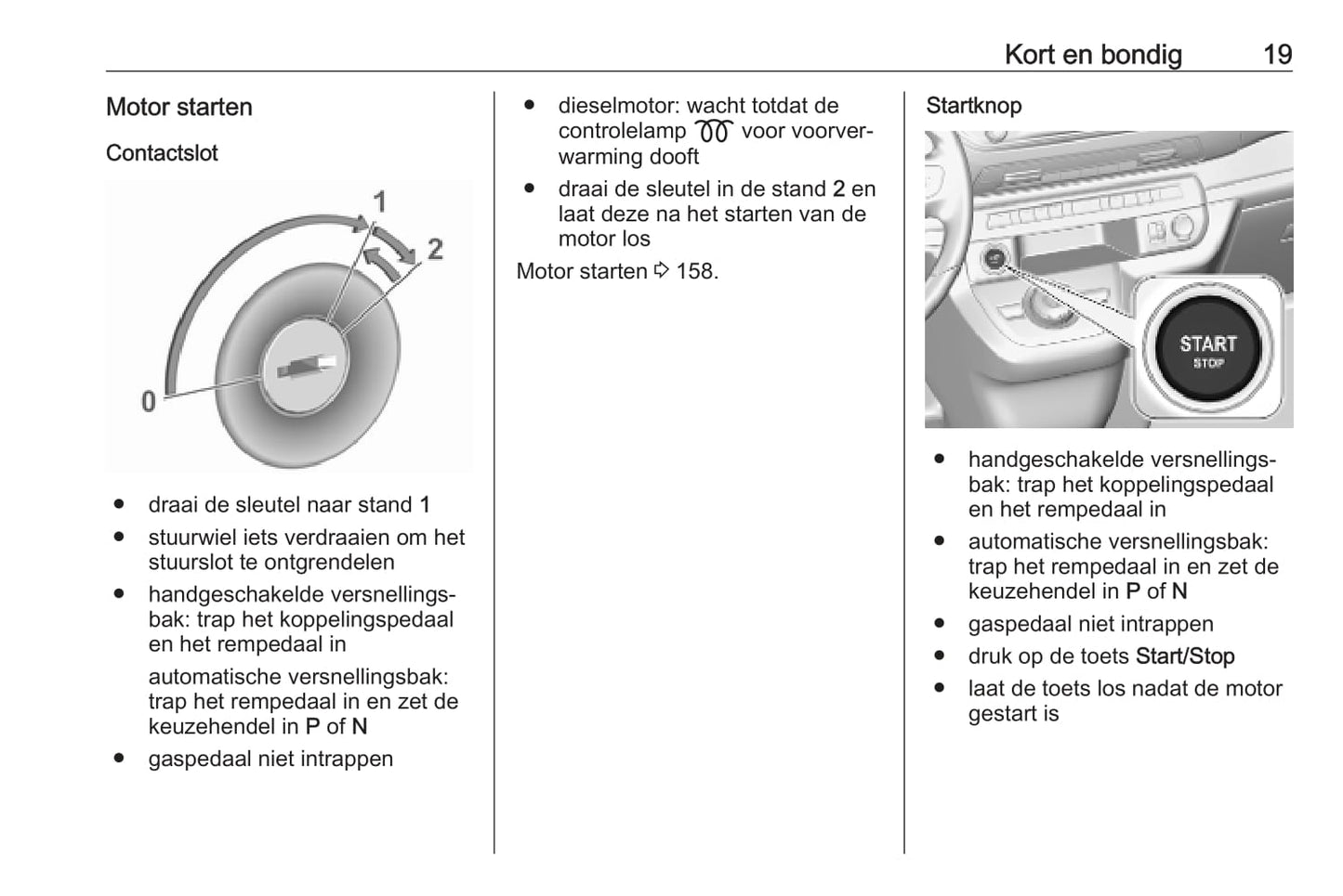 2019-2020 Opel Vivaro Gebruikershandleiding | Nederlands