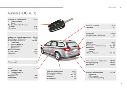 2016-2017 Citroën C5 Owner's Manual | German