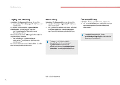 2016-2017 Citroën C5 Owner's Manual | German