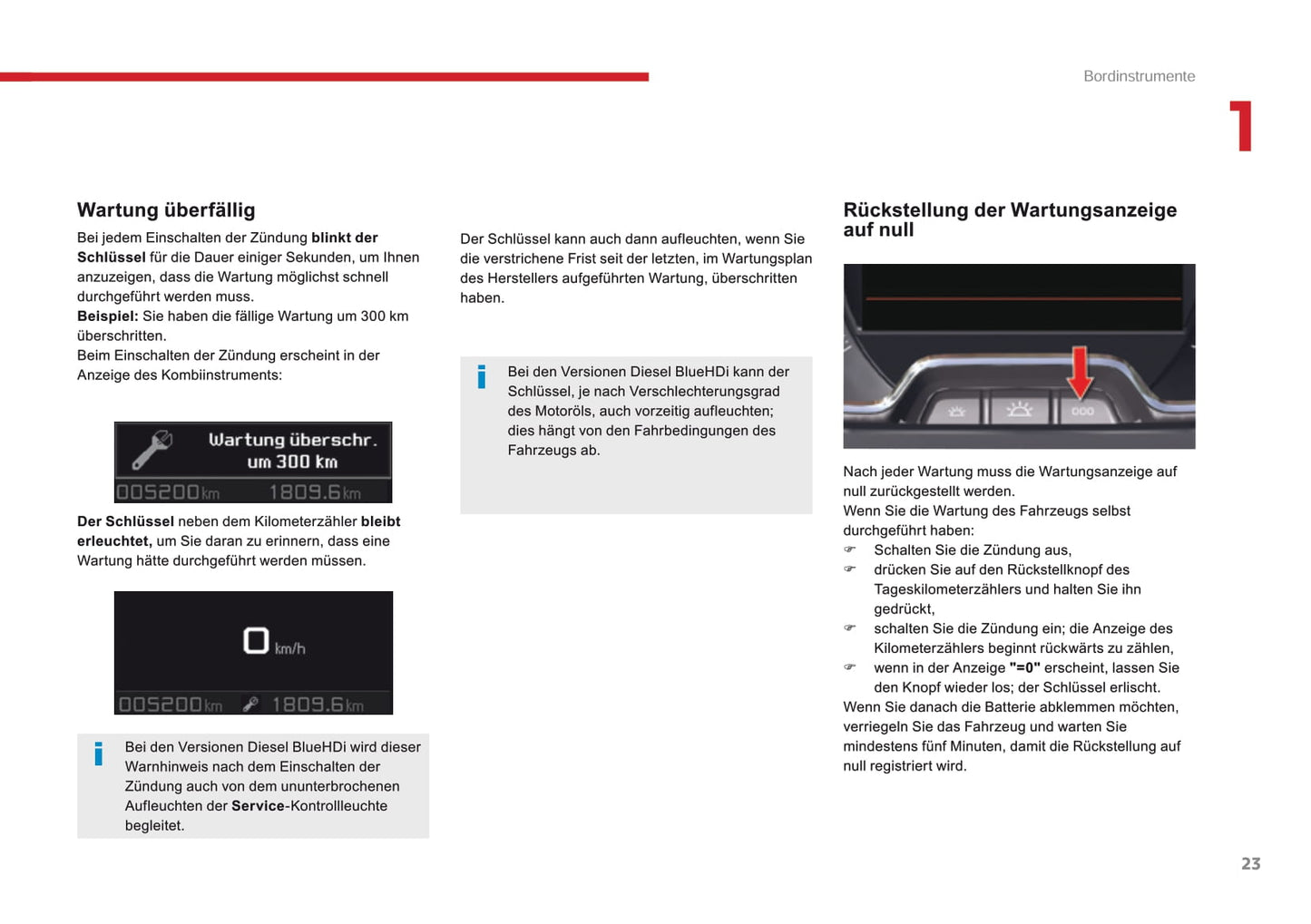 2016-2017 Citroën C5 Owner's Manual | German