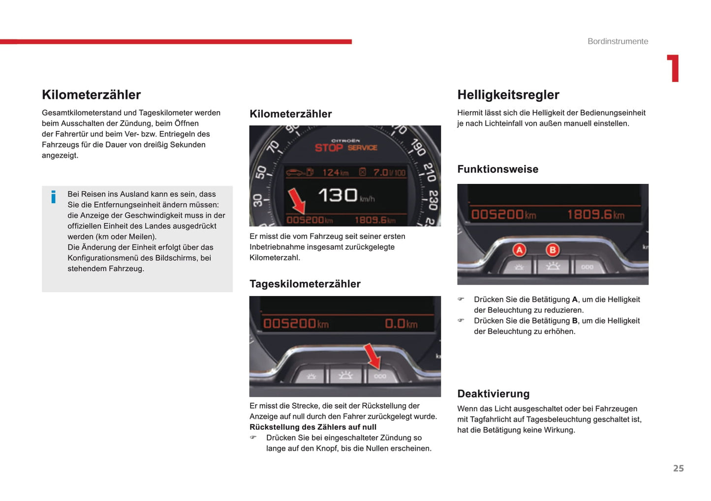 2016-2017 Citroën C5 Owner's Manual | German