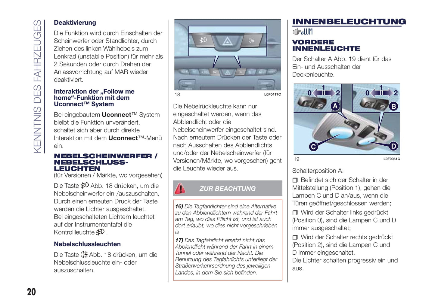 2017-2018 Lanica Ypsilon Gebruikershandleiding | Duits