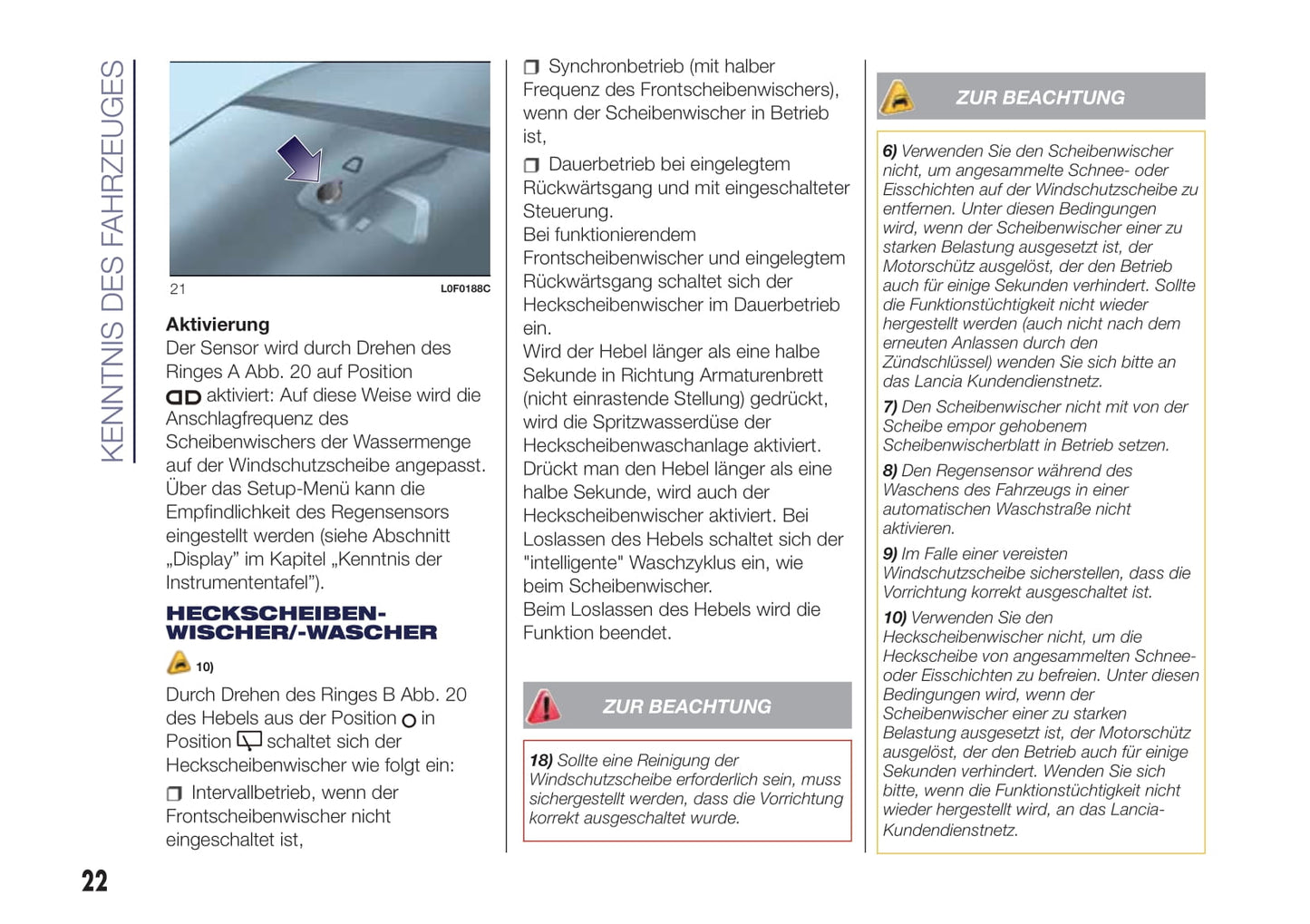 2017-2018 Lanica Ypsilon Gebruikershandleiding | Duits