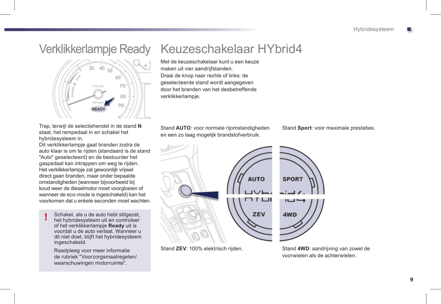 2012-2014 Peugeot 508/508 HYbrid4 Bedienungsanleitung | Niederländisch