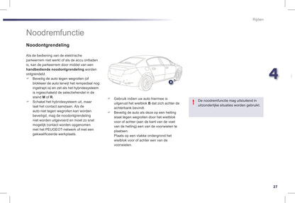 2012-2014 Peugeot 508/508 HYbrid4 Bedienungsanleitung | Niederländisch