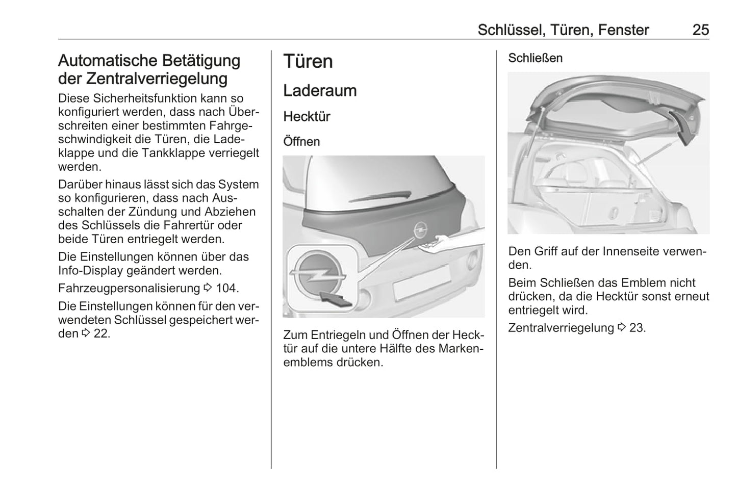 2016 Opel Adam Bedienungsanleitung | Deutsch