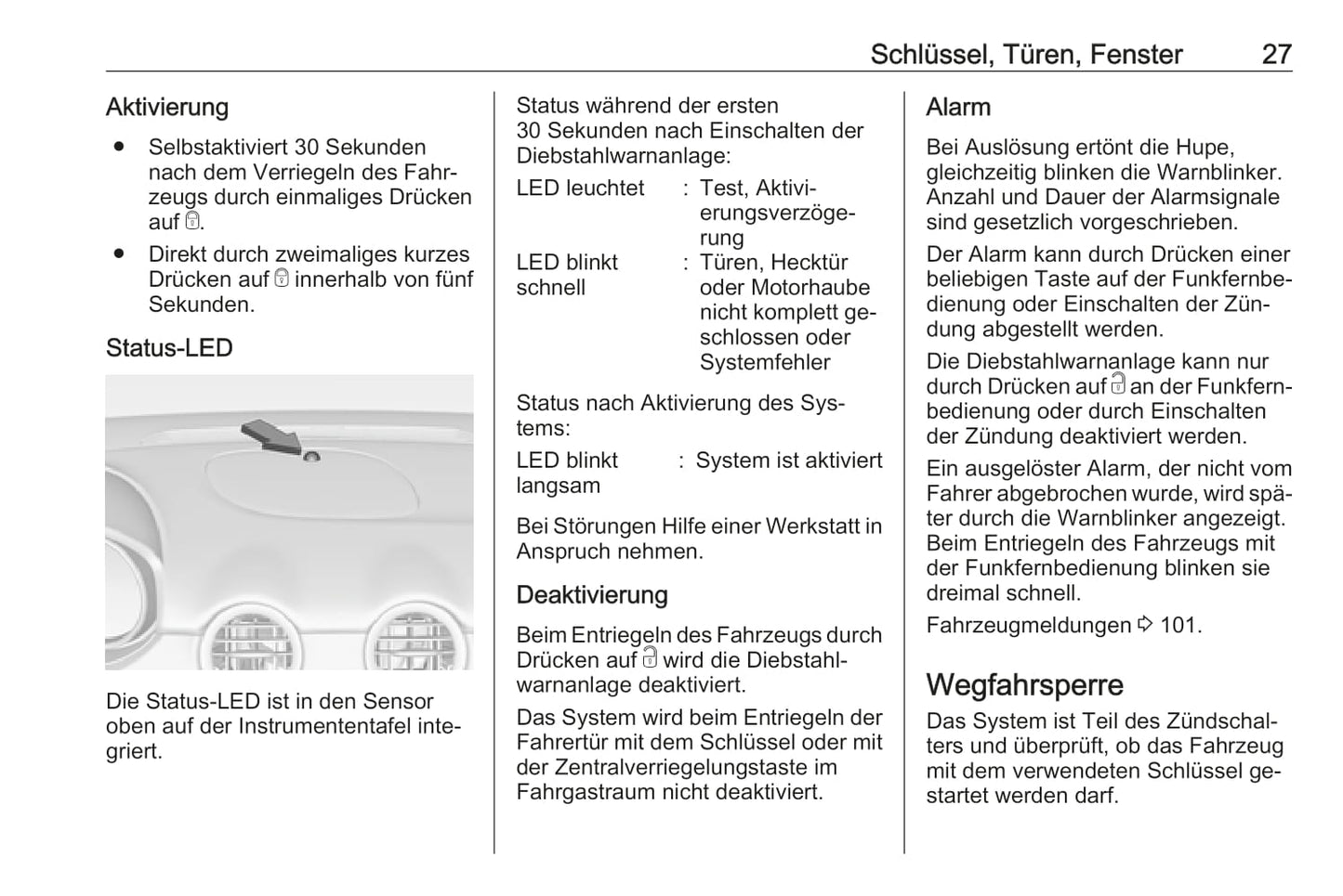 2016 Opel Adam Bedienungsanleitung | Deutsch