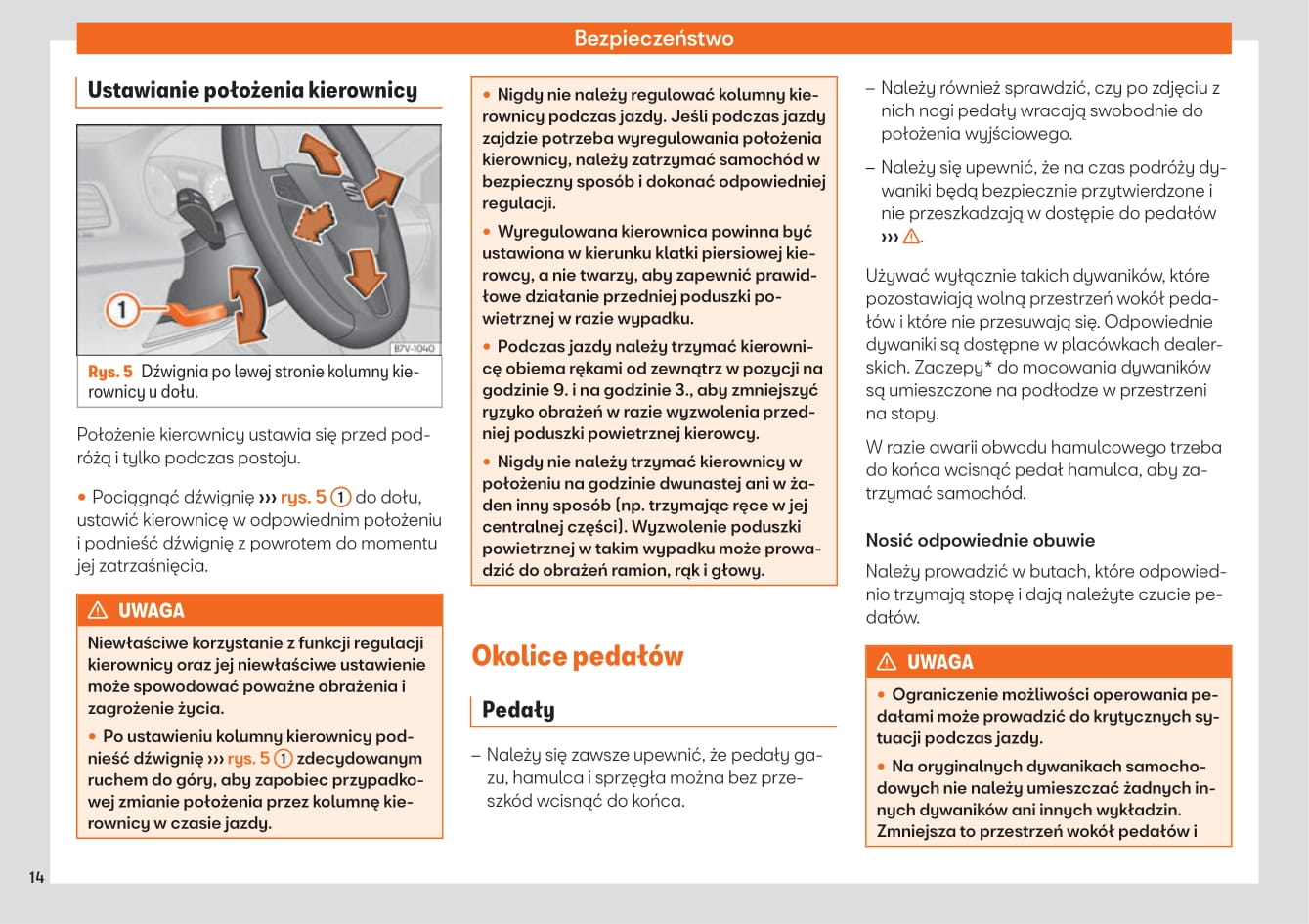 2019-2020 Seat Alhambra Owner's Manual | Polish