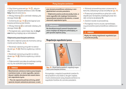 2019-2020 Seat Alhambra Owner's Manual | Polish